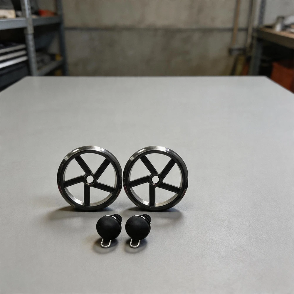Heavy Duty 6-Inch Grill Casters With Rubber Coating For Smooth Silent Rolling 2pcs 7.8mm Stem Oven Wheels For Easy Upgrade