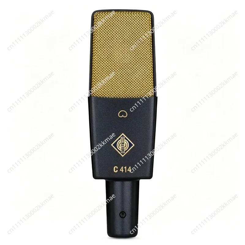 C-414 Large Diaphragm Recording Microphone 40Hz-16KHz Frequency Professional Condenser Microphone Direct Broadcast Game Karaoke