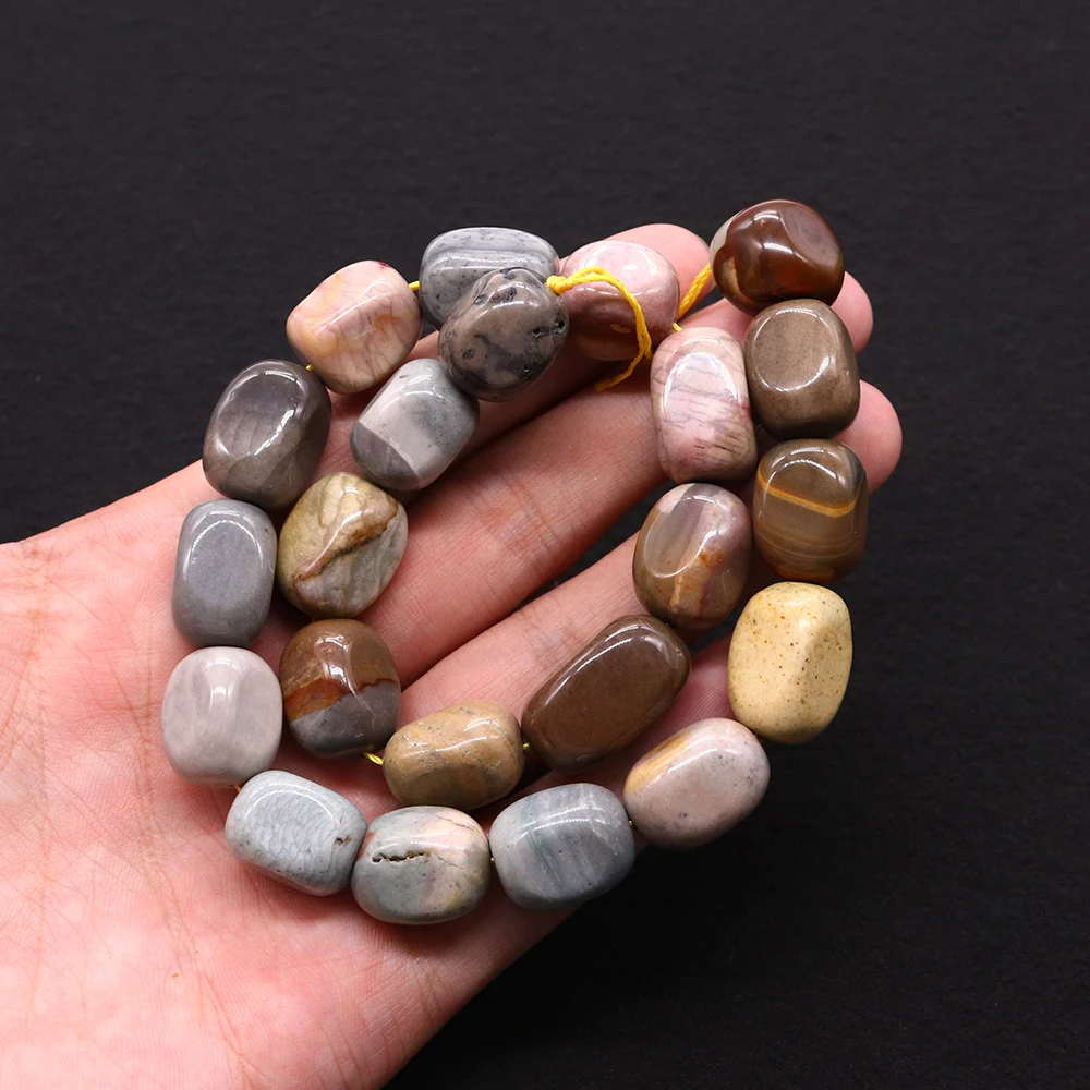 

Natural Beads Irregular Semi Drawing Stone Is Used for Jewelry Making Necklaces Bracelets Ladies Gift Accessories