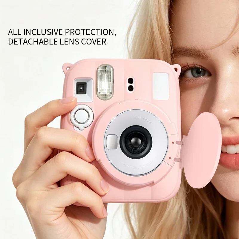 

Camera Silicone Case for Instax Mini 13 Shell Protective Cover Soft Shell Solid Color Scratch-proof Mini 13 Case