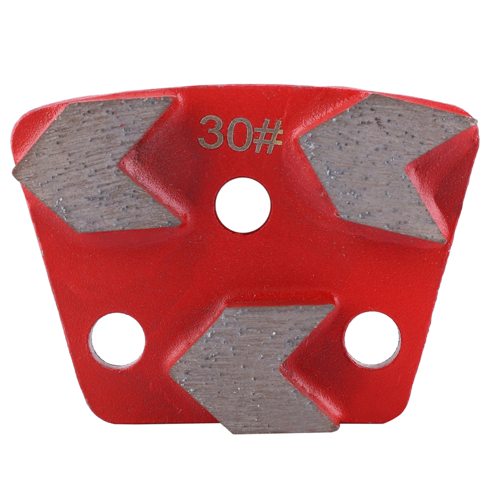 Floor Scraper Trapezoid  Floor Grinding Pad Disc #30 Grit Metal  Scraper Trapezoid  Grinding