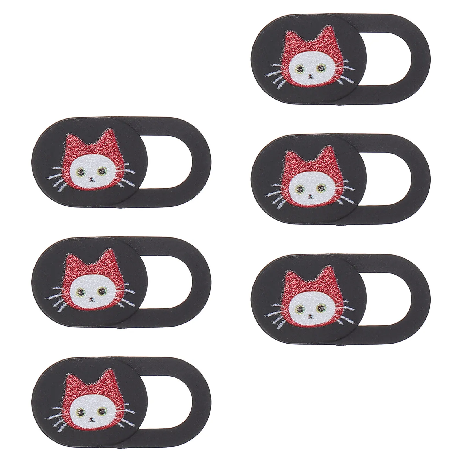 

6Pcs Webcam Cover Slide Premium Material Privacy Protection Durable Laptop Tablet Desktop Webcam Cover Slide