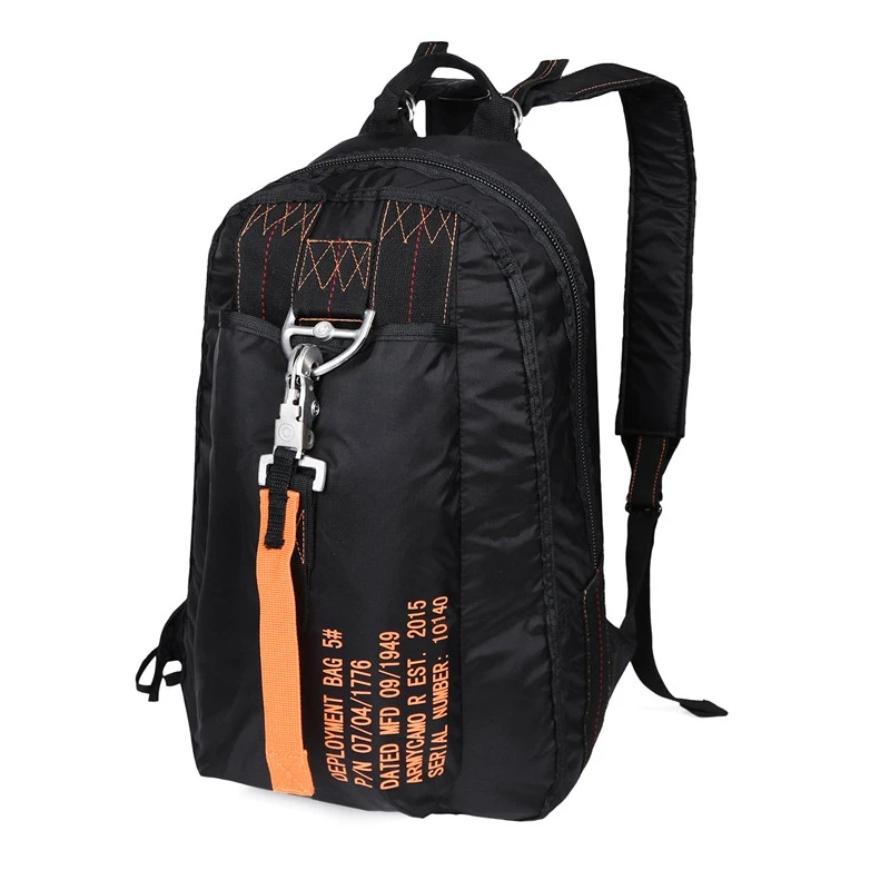 LQARMY Air Force Fallschirmschnallen Rucksäcke Nylon Taktischer Rucksack Falttasche Outdoor-Rucksäcke Reisen Camping Rucksäcke