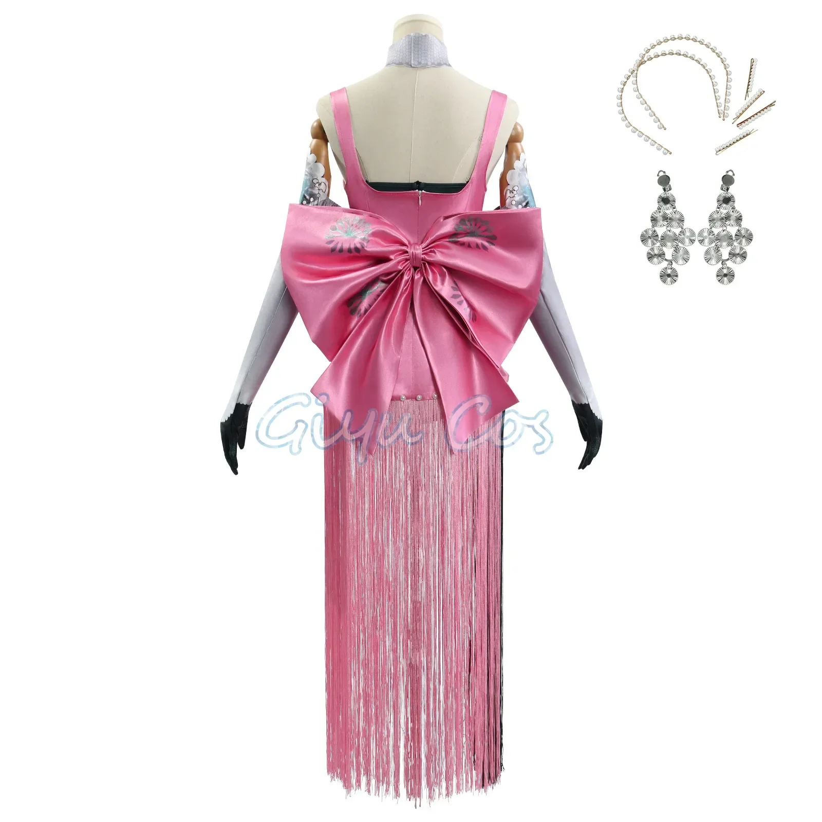 أزياء حفلات الهالوين أنيمي زي تنكري للنساء 2025 جديد عكسي 1999 أنجو نالا أزياء تنكرية شعر مستعار للبالغين #2