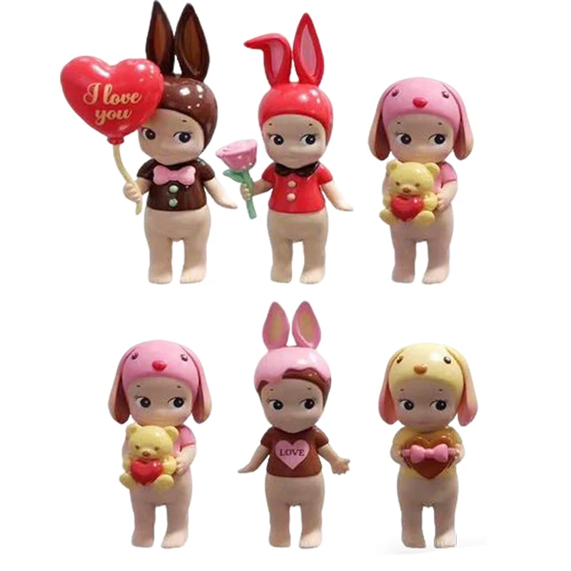 

Cute Cartoon Figure Angel Blind Box Love Gift Birthday Cake Series Blind Box Room Interior Decoration Children's Birthday Gift