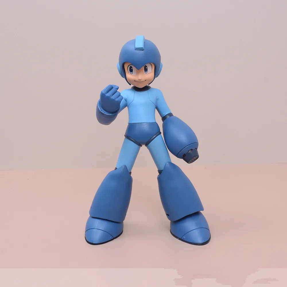 MegaMan 22cm Rockman Grandista Mega Man Anime Figure Game Rockman Action Figurine PVC Model GK Boxed Gifts Figurines for Kids