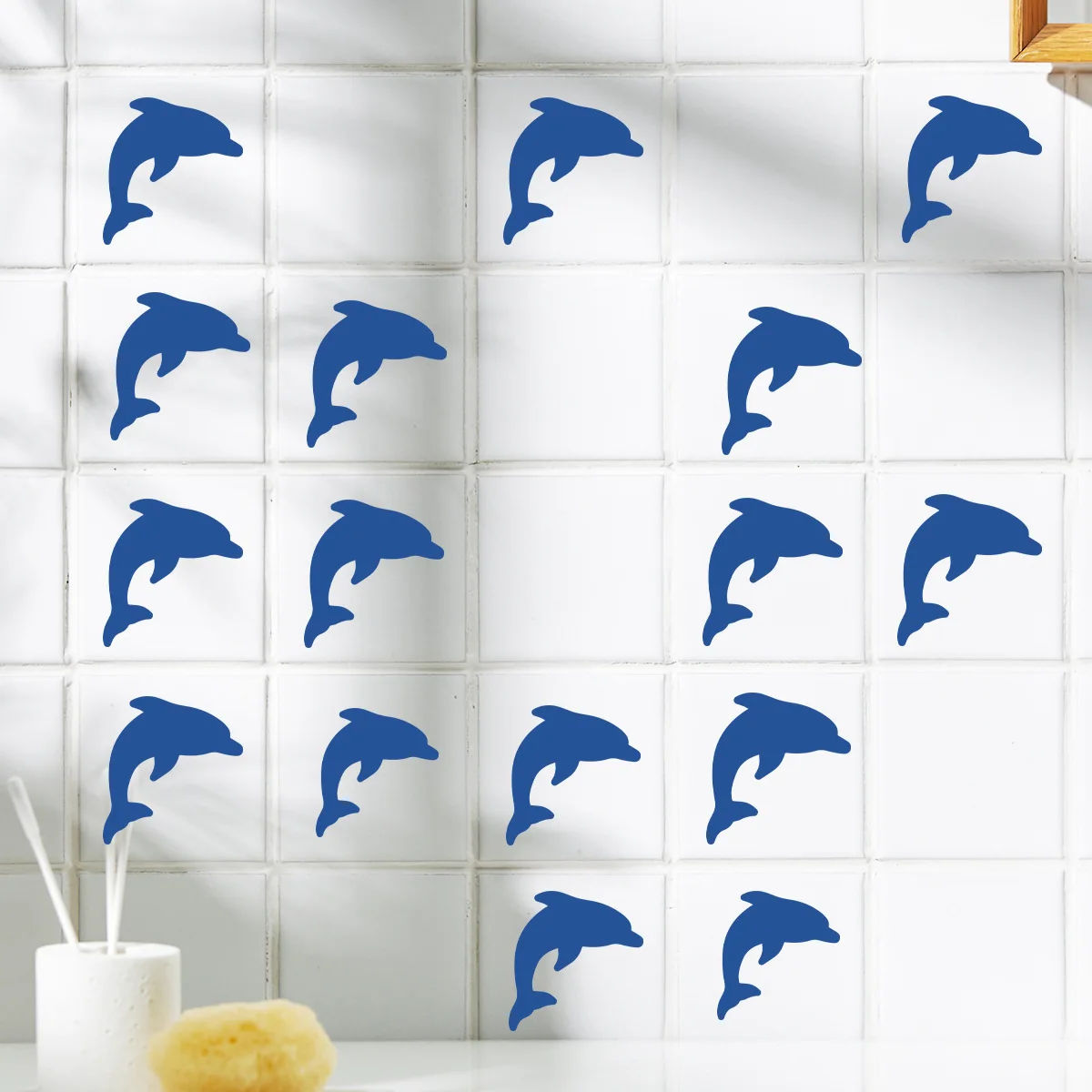 Dolphin Wall Decals vs Paint Cost-Effective Bathroom Decor Options — view 2