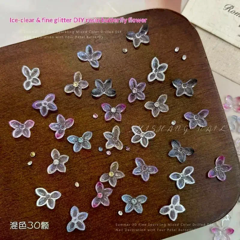 3D Glitter Resin Butterfly Flo - огляд і ціна Resin Art Using Flowers