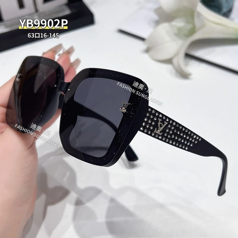 

​​2025 Diamond Accent Polarized Sunglasses, HD UV400 Driving Luxury Frameless, Y2K Crystal Cut Edge TikTok Viral​​
