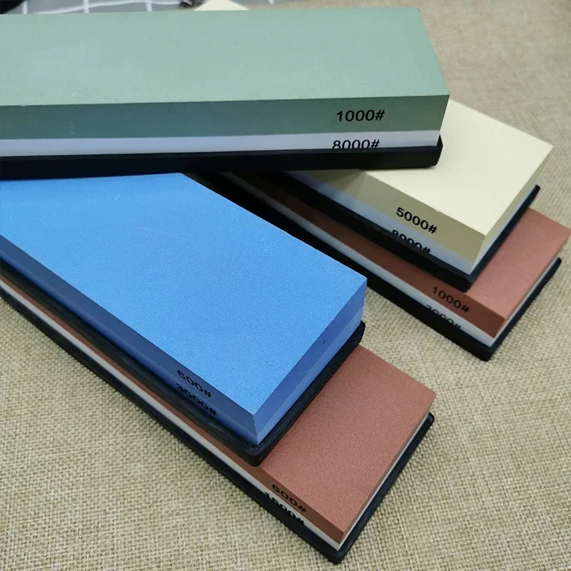 Professional Knife Sharpener Whetstone Sharpening Stones grinding stone water stone kitchen grit 240 600 1000 3000 Double-sided image 4