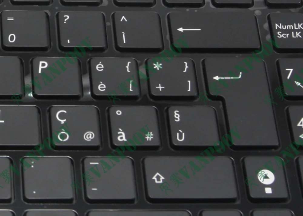 Laptop Keyboard for Asus N71Ja N53 N53T X55VD UL50 P53 k53s K52 X61 N61 G60 G51 G53 UL50 P53 Black Italian IT - MP-09Q36I0-886