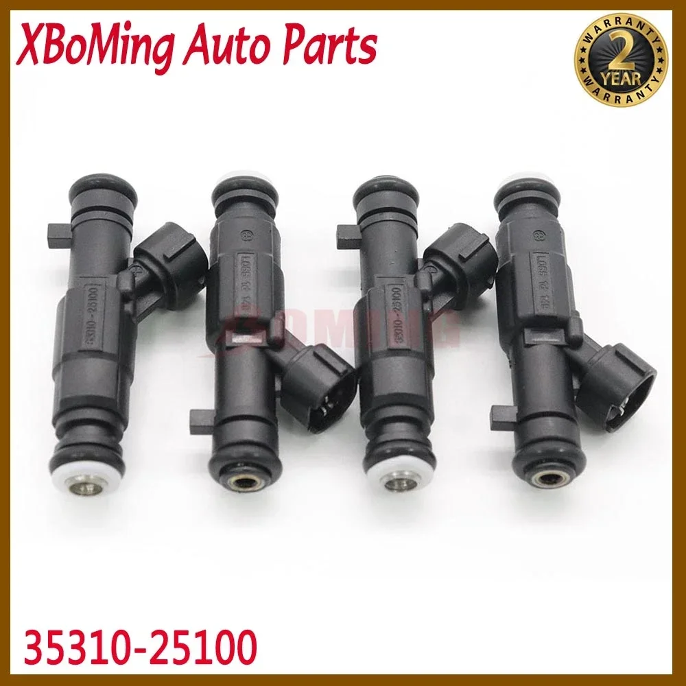 

4PCS Car Fuel Injector Nozzle 35310-25100 For Hyundai Kia Carens Magentis Carnival 2.0L 3531025100