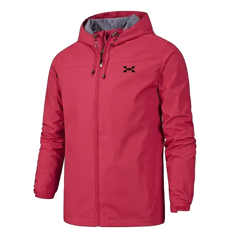 

Men's Spring and Autumn outdoor Men's single-layer fishing waterproof 2025 New all-season mountain climbing robe, men's casual j