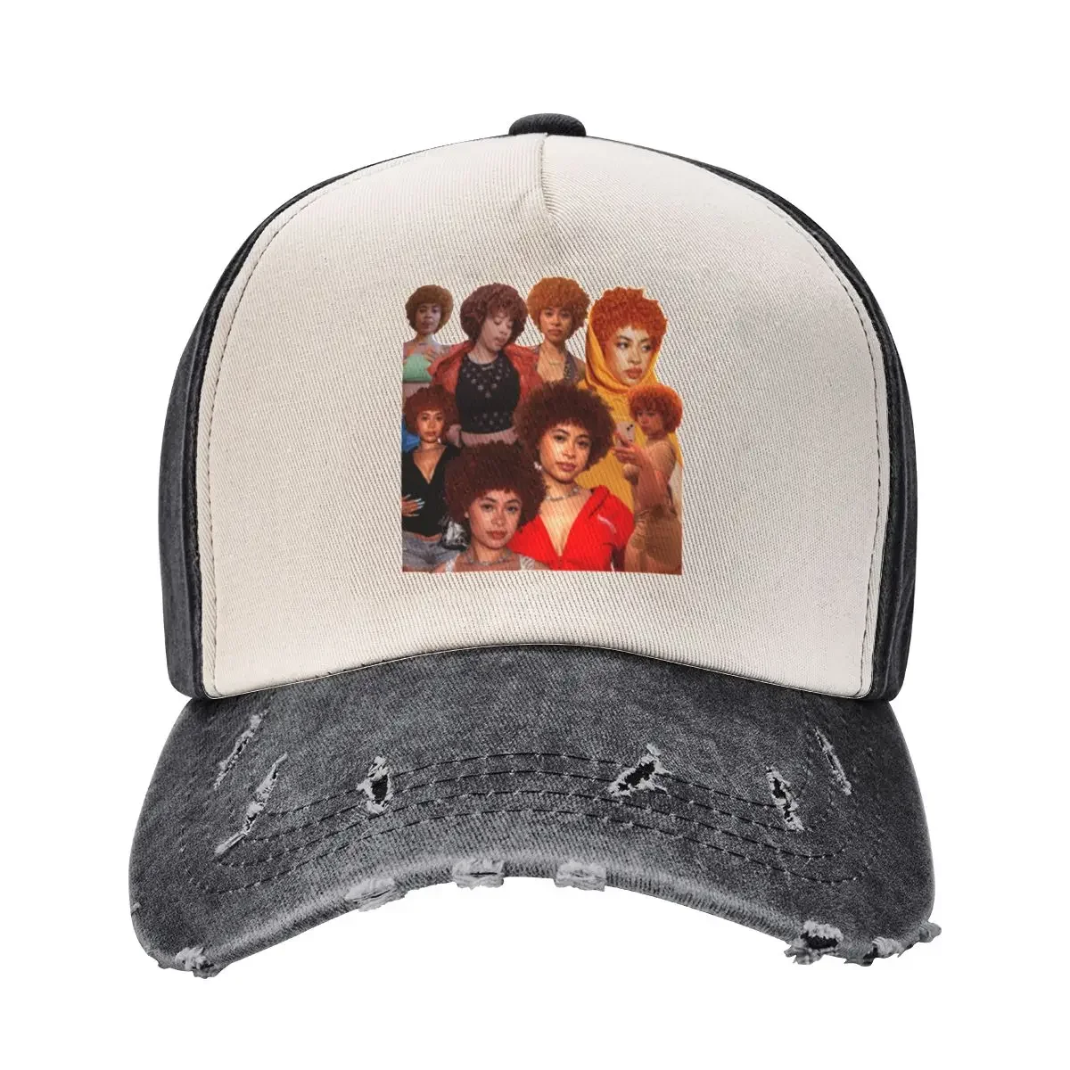 Ice Spice collage poster tribute design 2022 Cowboy Hat Bobble Hat Christmas Hats Wear foam party hats Hat Women Men's image 2