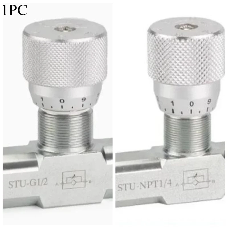

1pc Hydraulic Cylinder Speed Control Valve STU-G1/4 STU-G3/8 STB-G1/2