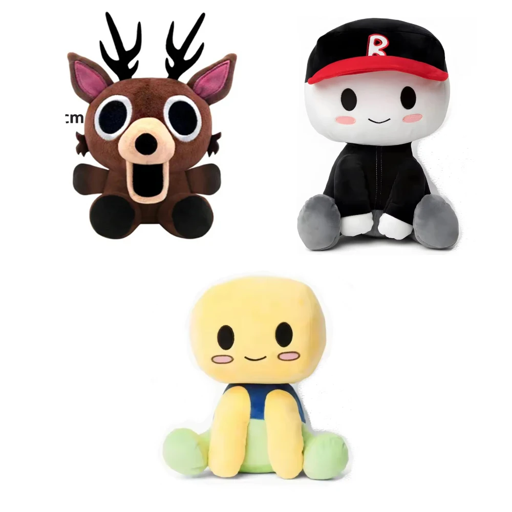 

Новые плюшевые игрушки Blox Buddies: мультяшная девочка в черной шляпке, желтая декоративная кукла, подарок для фанатов и детей