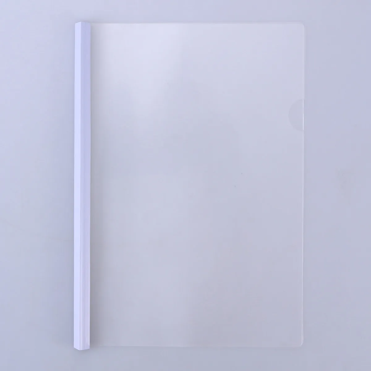 

10Pcs A4 Transparent File Folder Sliding Bar Holder for Reports Test Papers Music Books School Office Use High Capacity Paper
