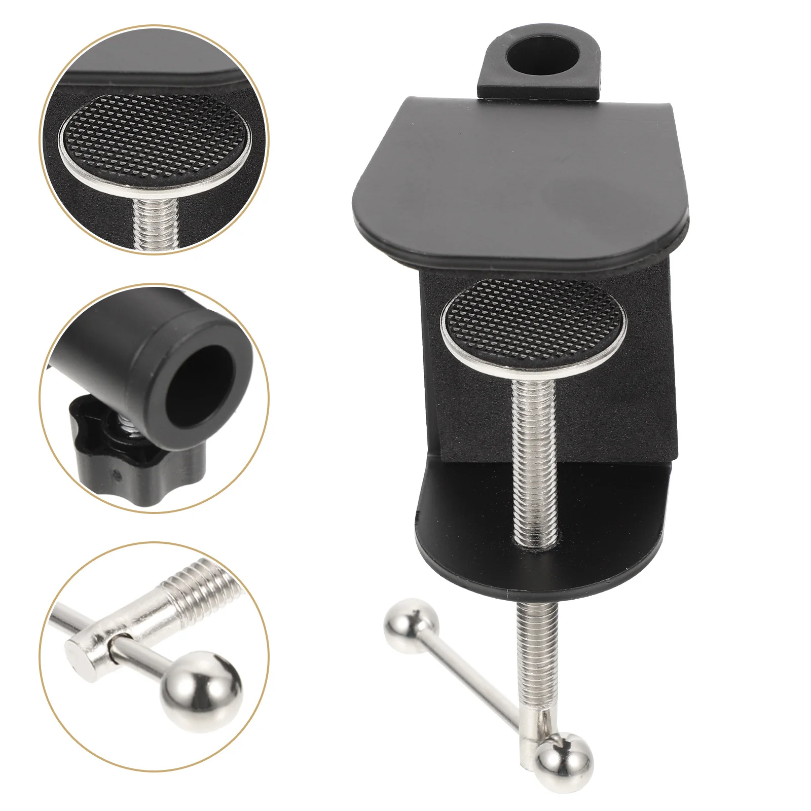 

Adjustable Desk Clamp with Protective Pads Heavy Duty Table Mount Clip for Desk Lamp Microphone Stand Holder Multi-Function