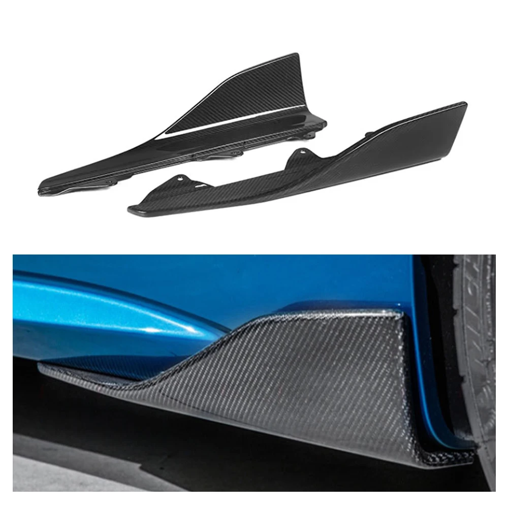 

MP Type Side Skirts Extension Splitters For BMW M2 M2C F87 Car Accessories Body Kits Auto Parts Genuine Dry Carbon Fiber