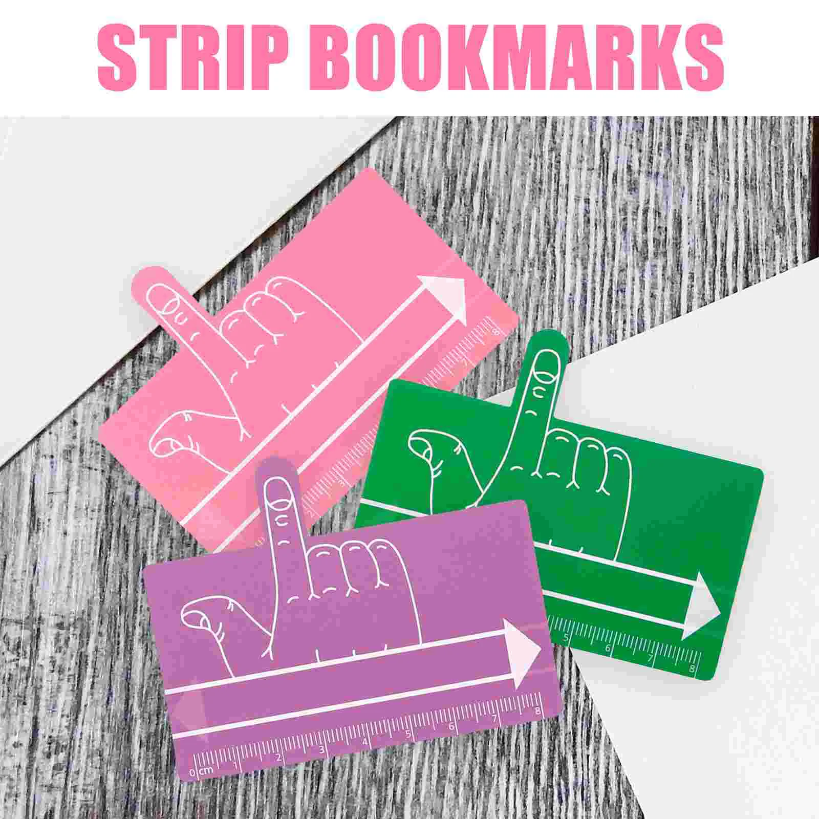 8 Pcs Bookmark Kids Reading Focus Tool Dyslexia Gifts Number Lightweight Abs Bookmarks