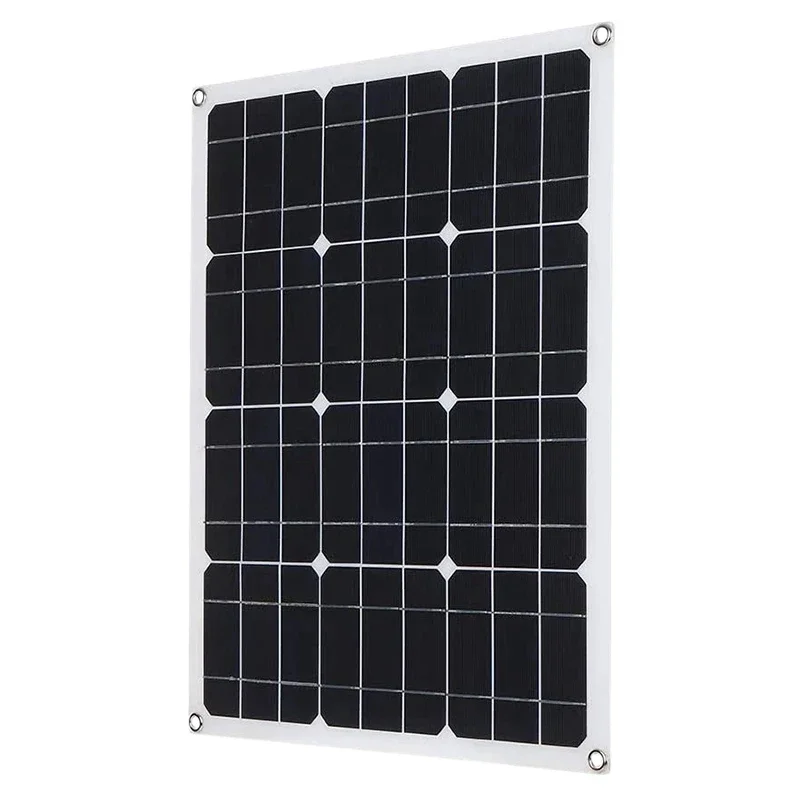 Waterproof Mono Solar Panel Charger, Portable for Outdoor Solar Panel, 18V, 50W