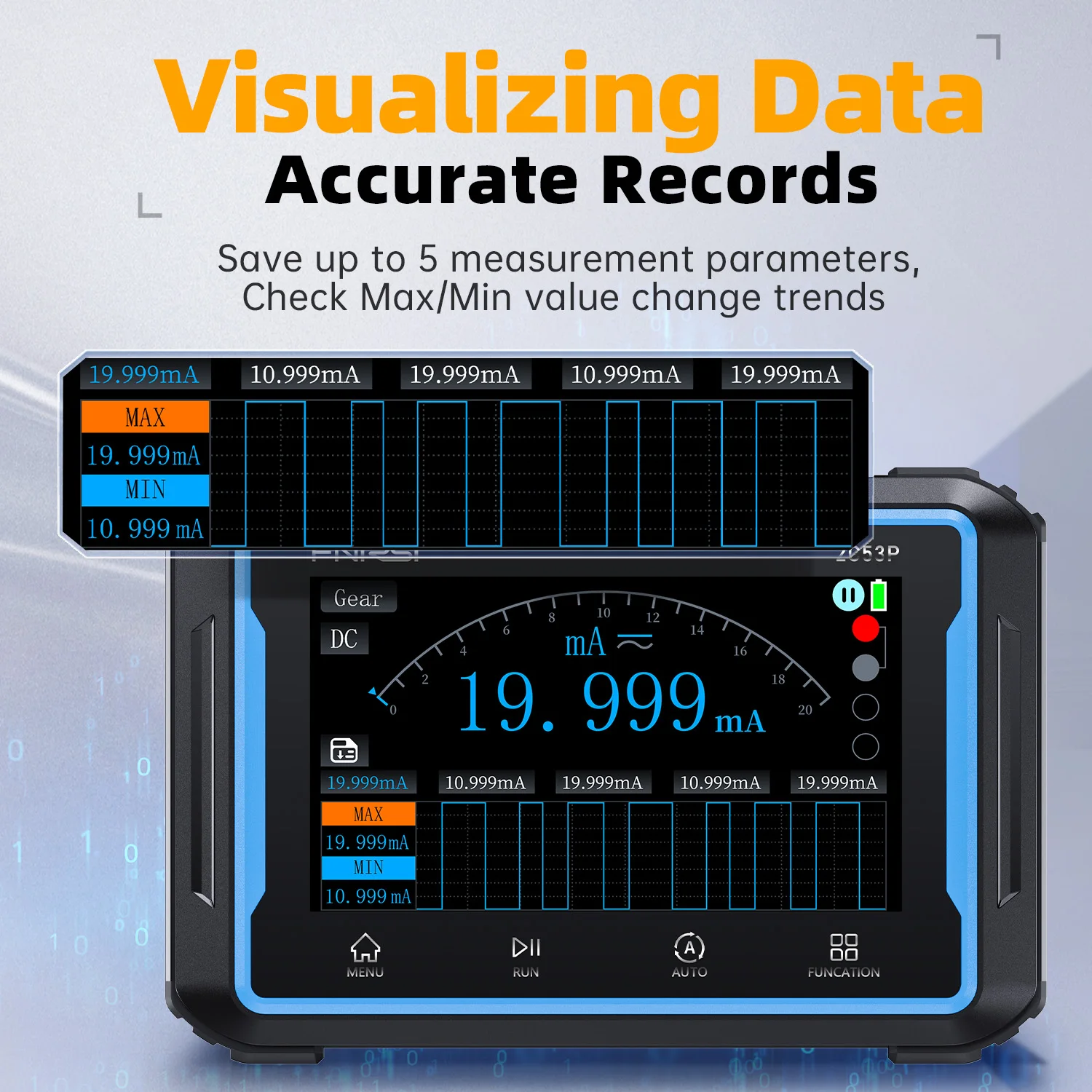 FNIRSI 2C53P Touch Screen Digital Oscilloscope+Multimeter+Signal Generator 3IN1 Dual Channel 50MHZ Automatic Osciloscopio Tools