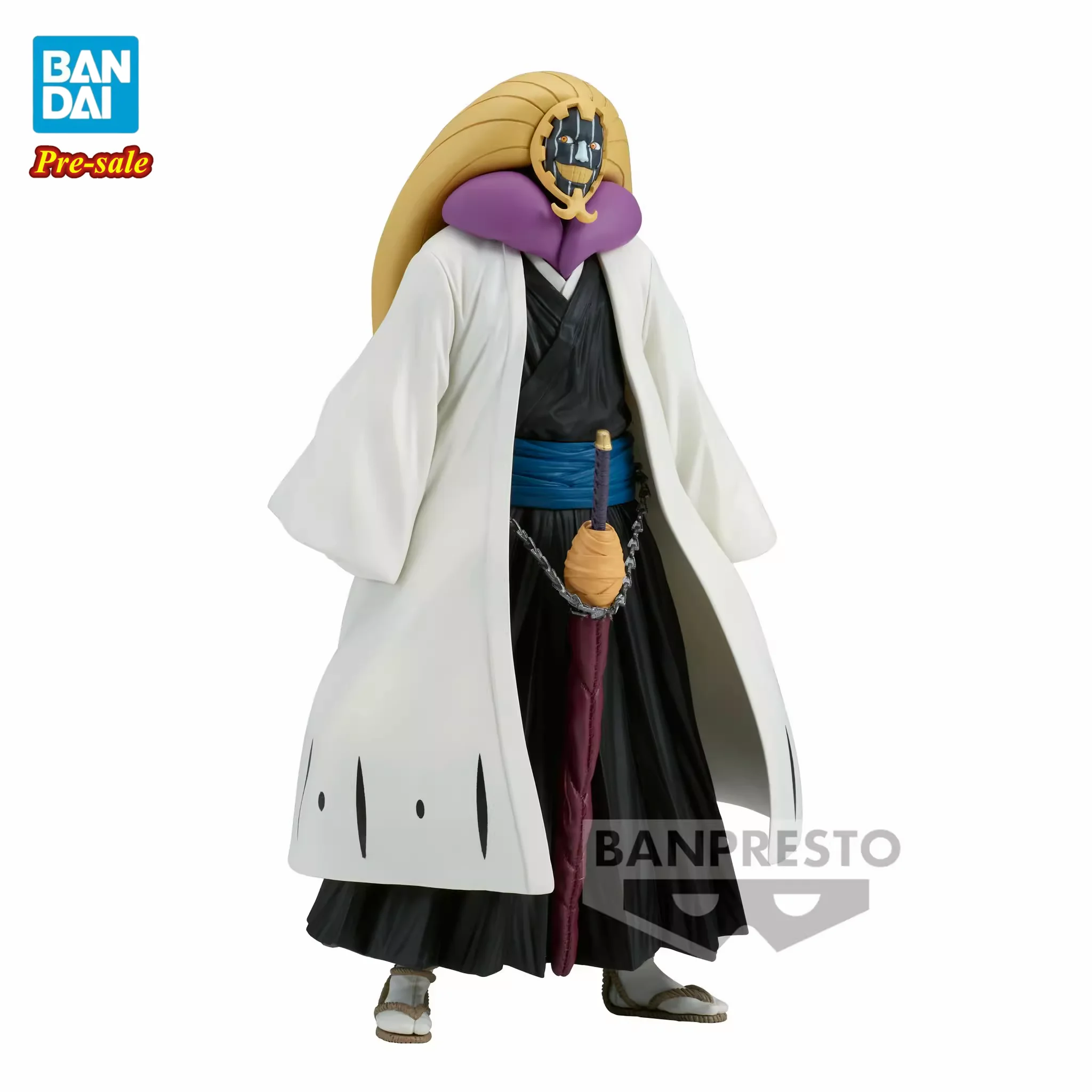 

Original BANDAI BANPRSETO Solid and Souls Bleach Kurotsuchi Mayuri Anime Figure Toys PVC Model Collection Birthday Gift