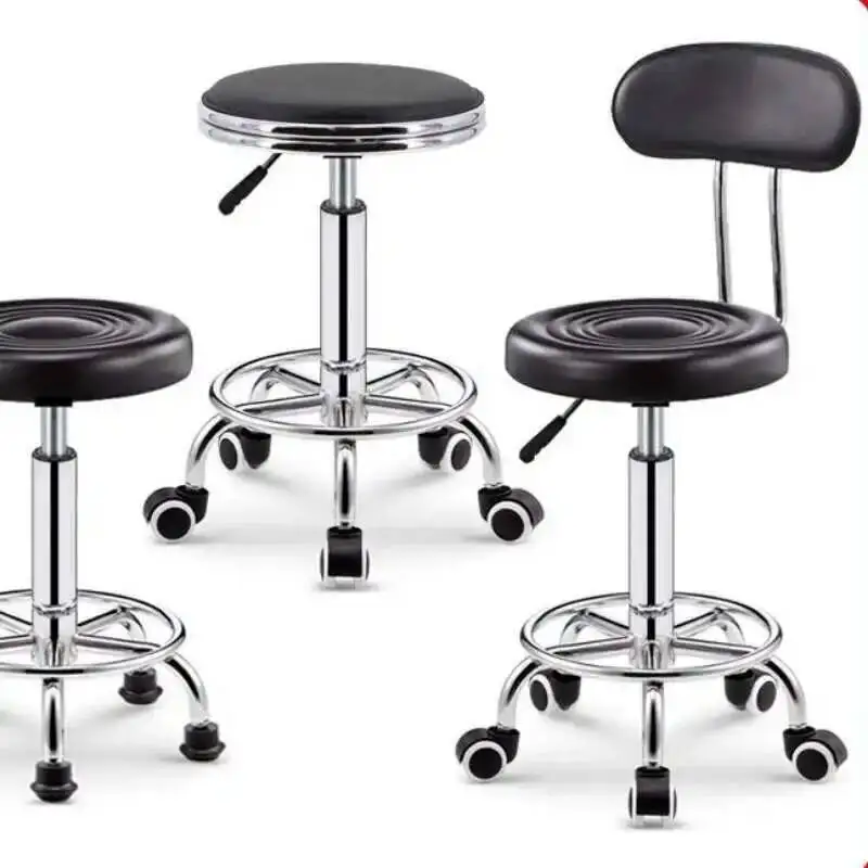 

Vintage Bar Chairs Accent Modern Barber Adjustable Office Counter Bar Chairs Nordic High Taburete Silla Furniture YN50BC