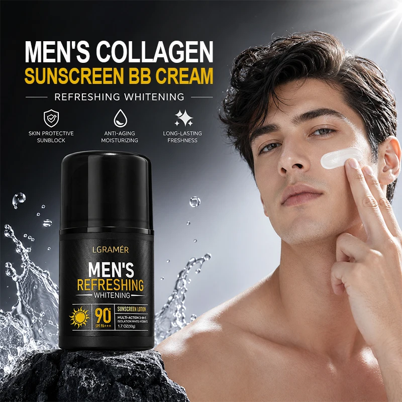 Loción Protectora Solar SPF90+, Acuosa, Refrescante, No Grasosa, Aislamiento UV Facial, Hidratante de Larga Duración, Cuidado Solar Diario Suave para Exteriores