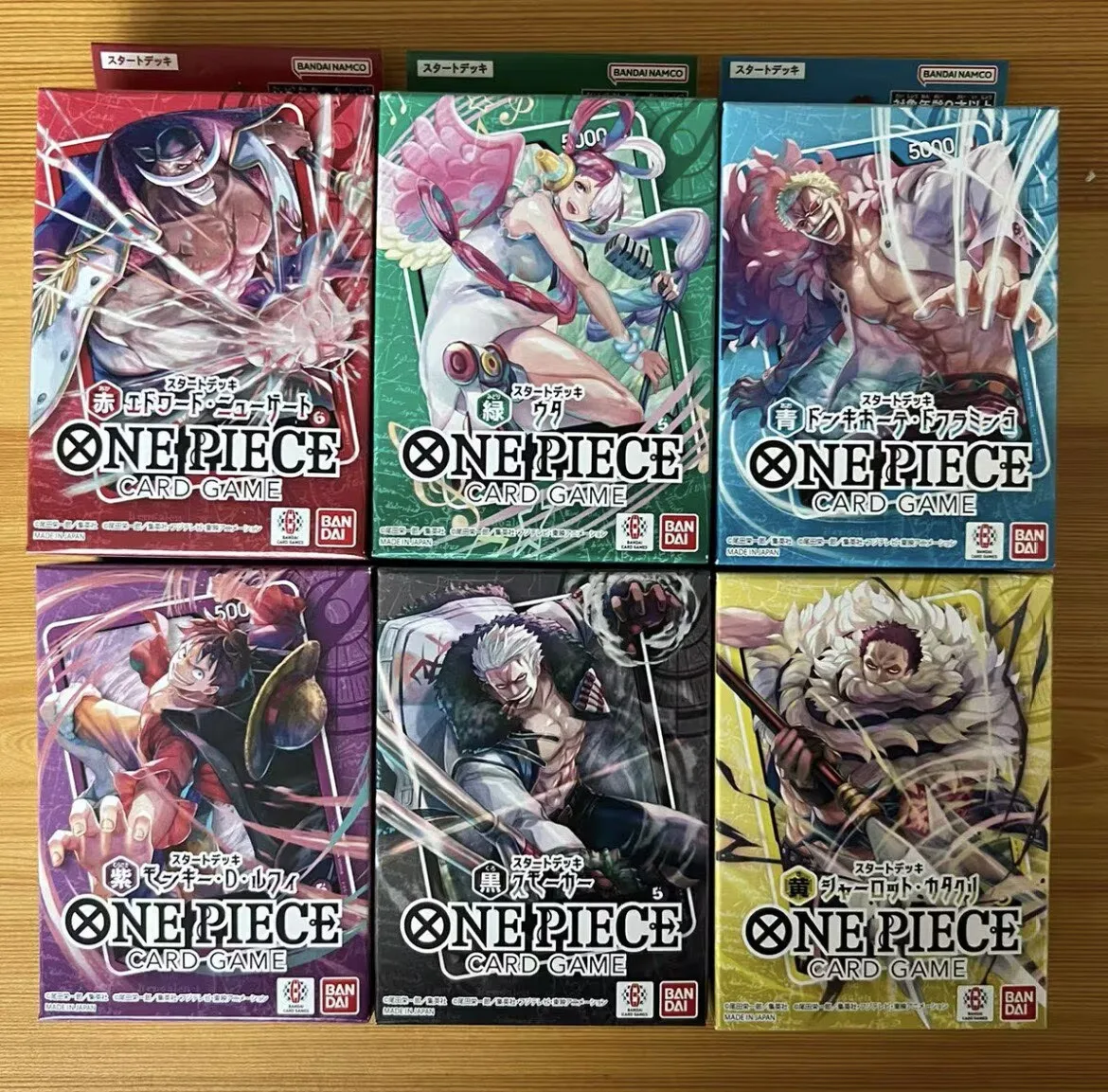 Edición Japonesa Bandai One Piece Card Game St15 16 17 18 19 20 Mazo Inicial Preconfeccionado