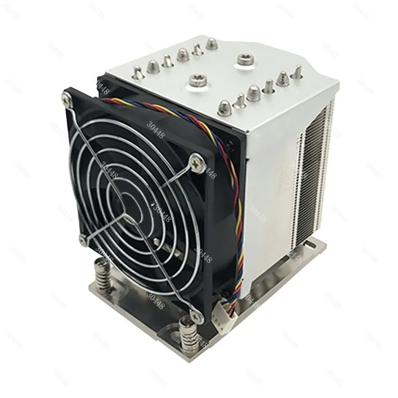 

AMD SP3 Copper Base 6 Heat Pipe 4U Air Cooling Server CPU Cooler High Power Fin Design