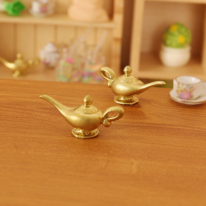 Doll House Simulation Mini Home Scene Small Teapot Model Accessories Model Ornaments