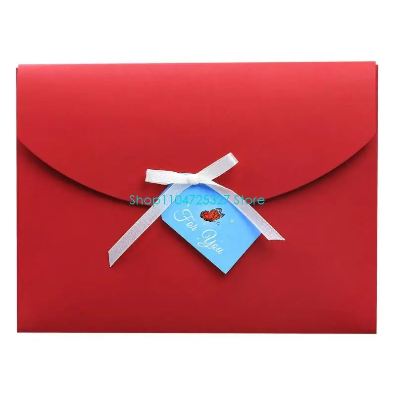 D8KF بطاقة تهنئة بإضاءة LED على شكل فراشة ورقية للعطلات مع ضوء LED للأطفال البالغين وأعياد الميلاد وحفلات الزفاف وعيد الميلاد #3