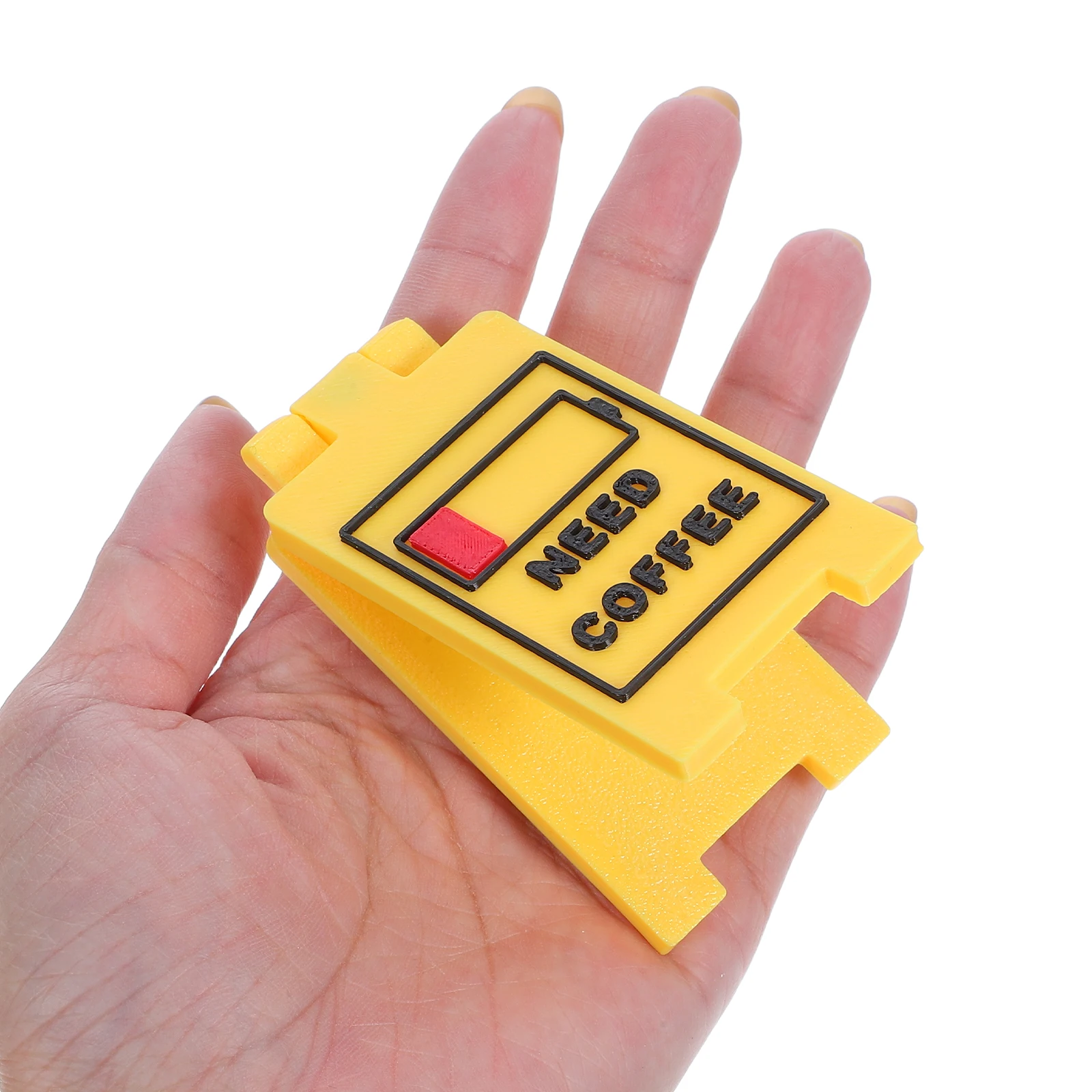 

2pcs Desktop Sign For Office Tabletop Warning Plaque Double Sided Yellow Caution Sign Funny Cubicle Decor Novelty Desk Indicator