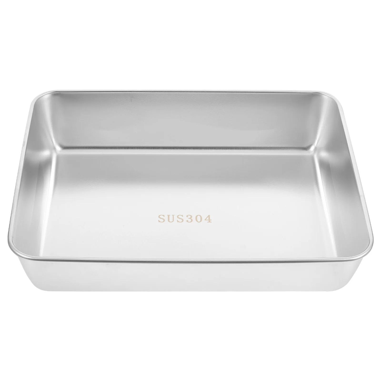 

Bread Tin Stainless Steel Bakeware Loaf Pan Baking Accessories Trays for Oven Silver