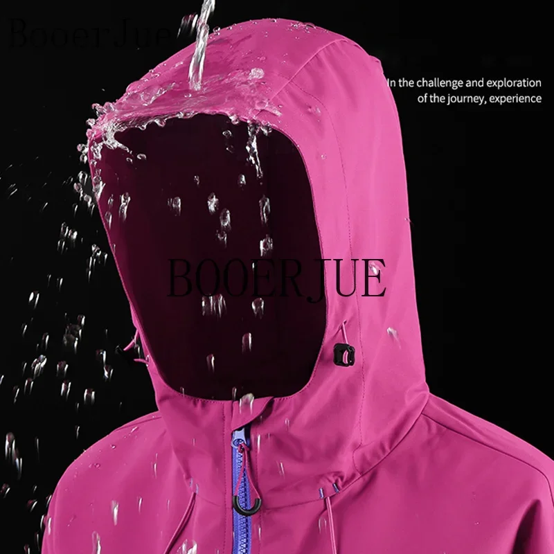 Sports Running Fishing Loose Men Waterproof Hiking Jacket Outdoor Mountaineering Hooded Windbreaker Windproof Tactical Outwear