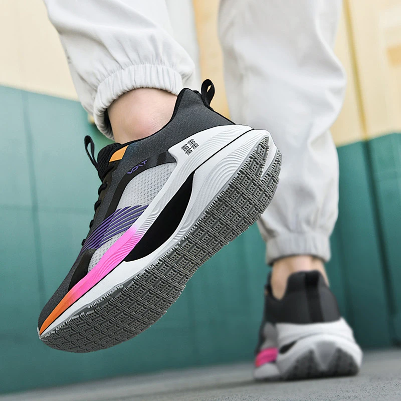 Men Running Sport Shoes Professional Marathon Racing Sneakers Casual Fashion Versatile Couple Sneakers