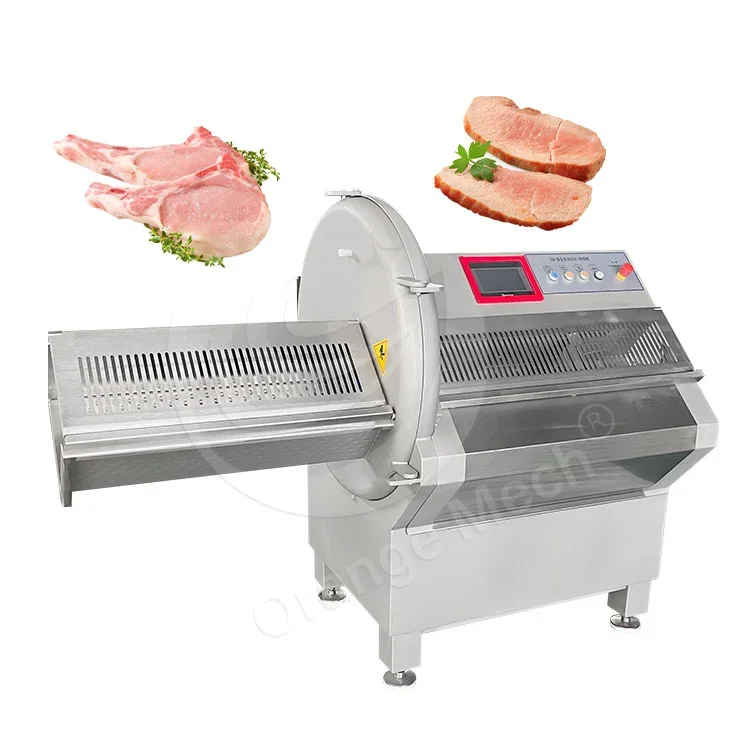 full auto Bacon Sausage slicer and Cutting machine   Commercial Ham Meat Slice Cutter