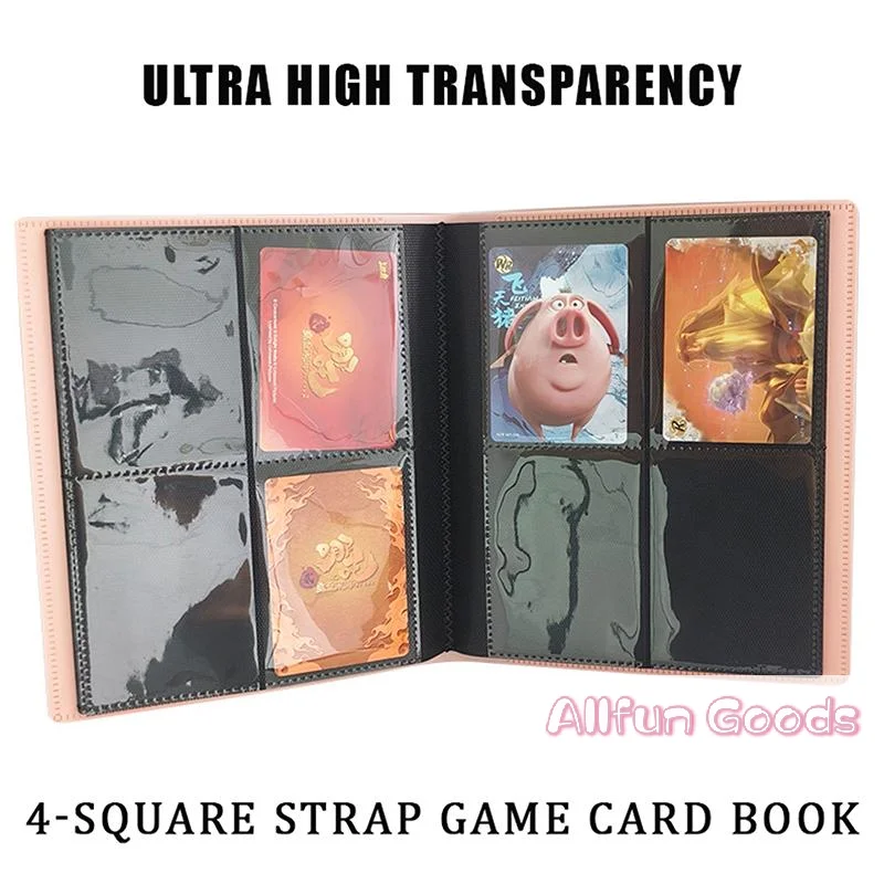 [TG835]Trading Card Binder With Waterproof Cover And Multiple Color Options Perfect For TCG Collection Game Card Storage