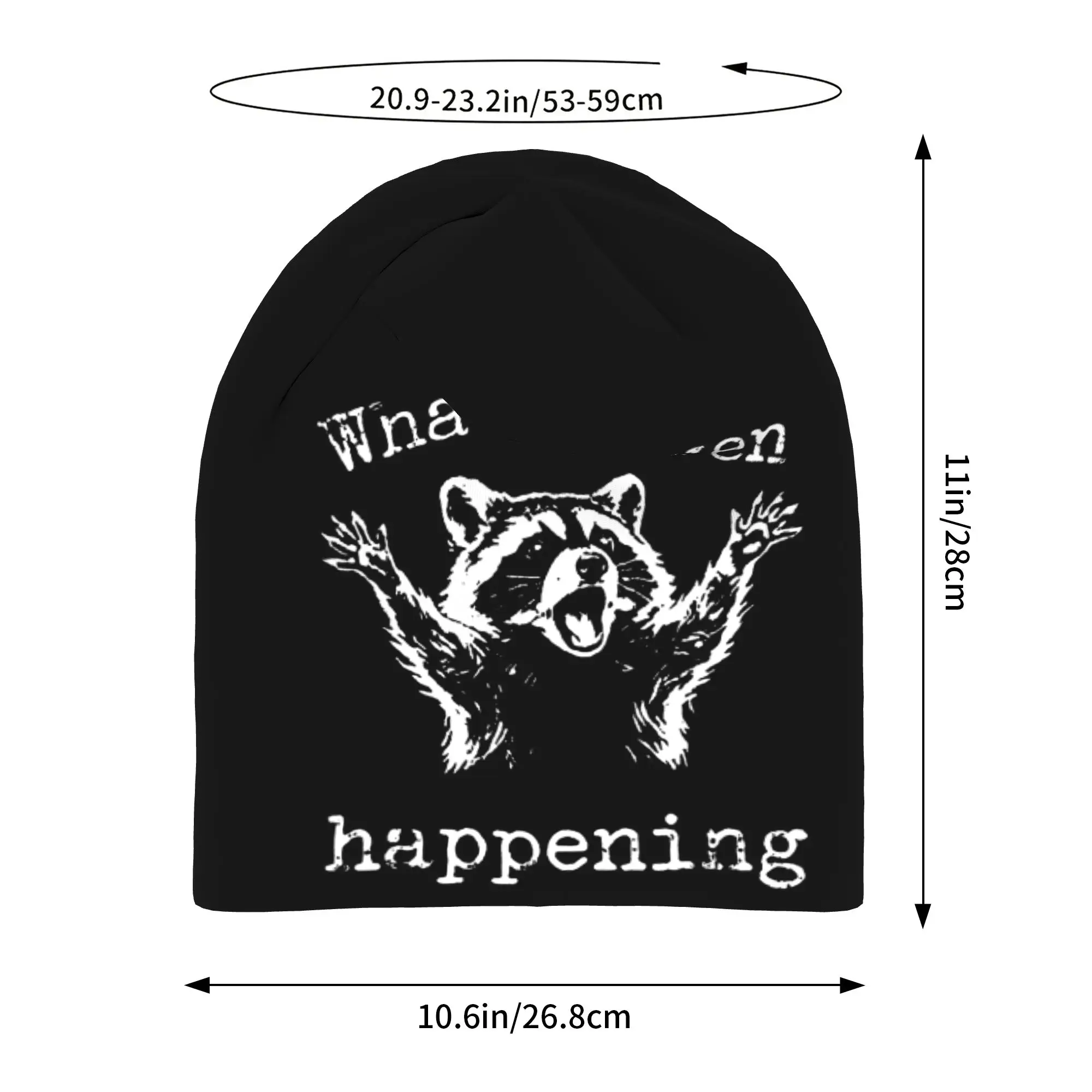 Gorros   Fashion Hats What is Even Happening Thin Hat Bonnet Special Skullies Beanies Caps Men Women's Earmuffs