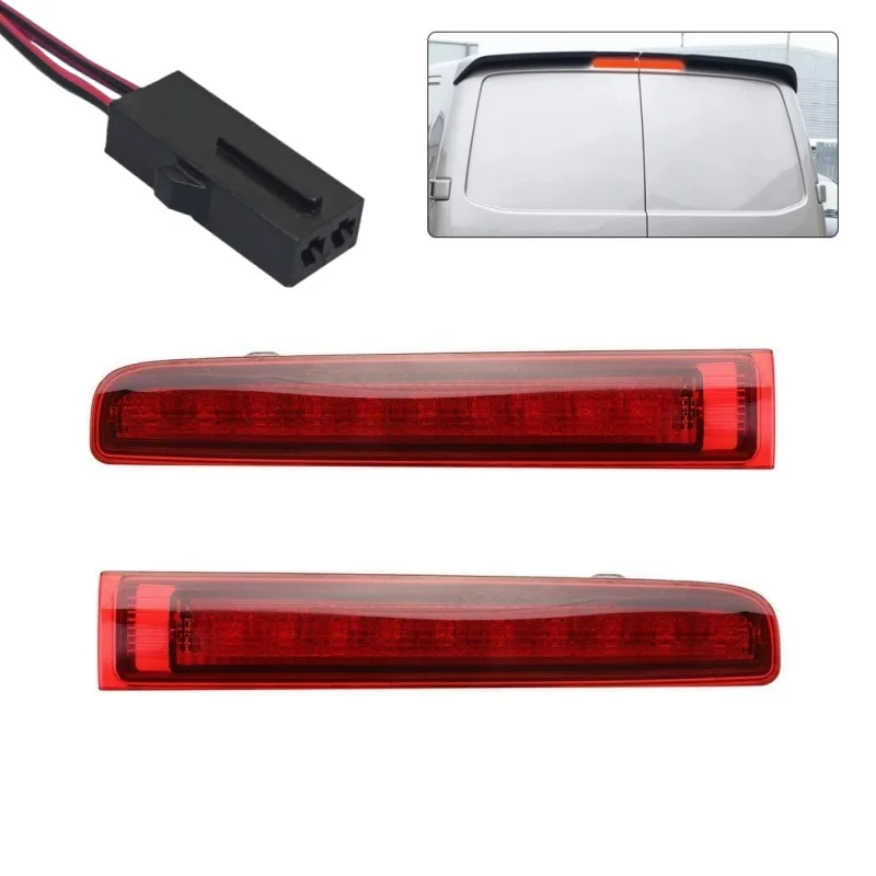 Image of Für VW T5 T6 Transporter Caravelle 2003-2015 OEM # 7E0945097E LED High Level Third Brake Stop Light Lampe mit Anschlussstecker
