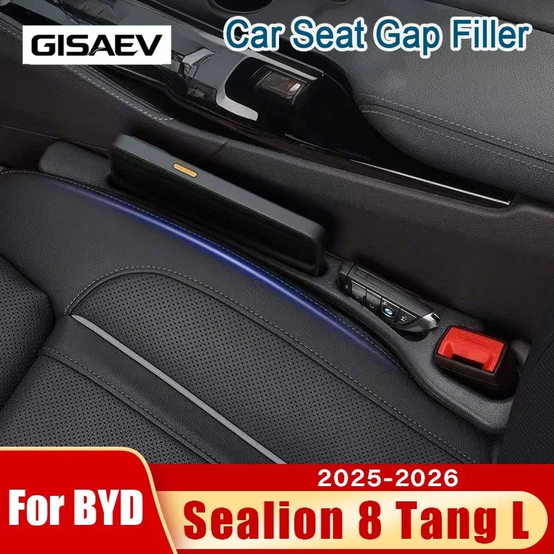 For BYD Sealion 8 Tang L 2025 2026 2PCS Universal Car Seat Leak Proof Strips Gap Side Seam Filler Storage Accessories