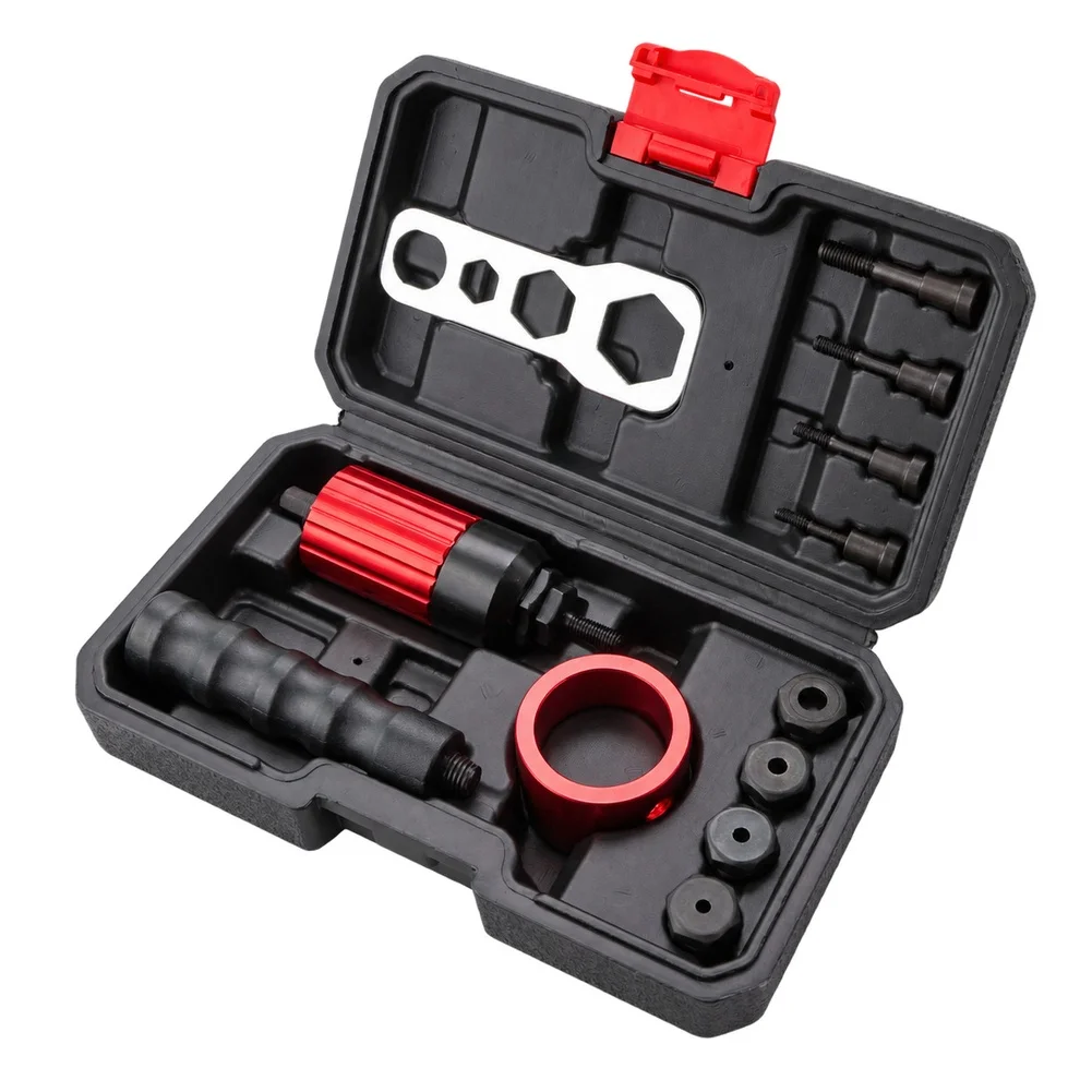 M3-M8 Rivet Nut Drill Adapter Electric Attachment Clutch Tool Manual Auto Insert For Power Drills High Strength Alloy Steel For