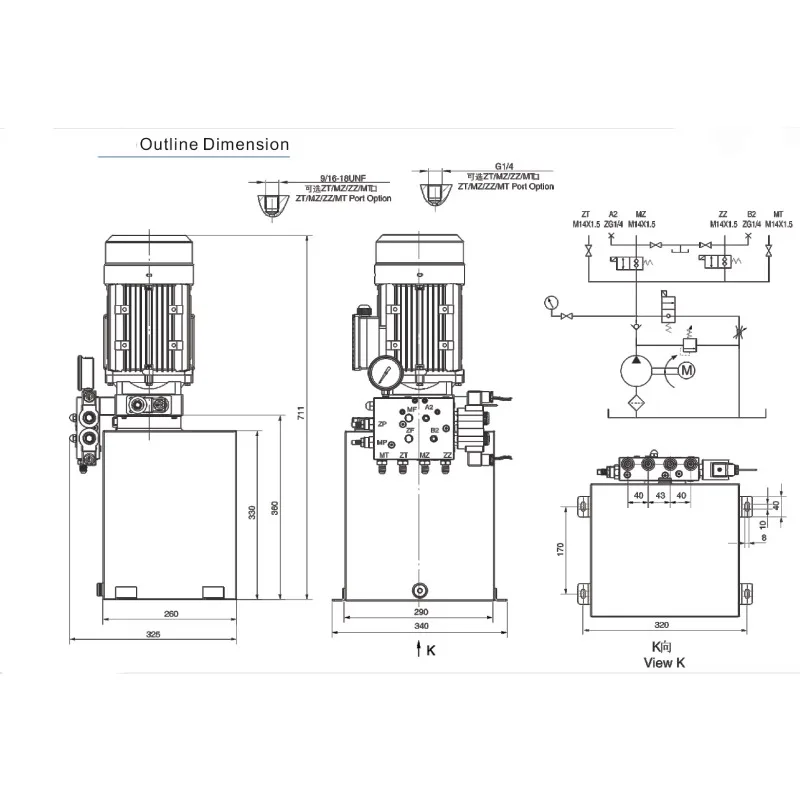 High Quality Mini Hydraulic Power Unit for Auto Lift Scissor Lift