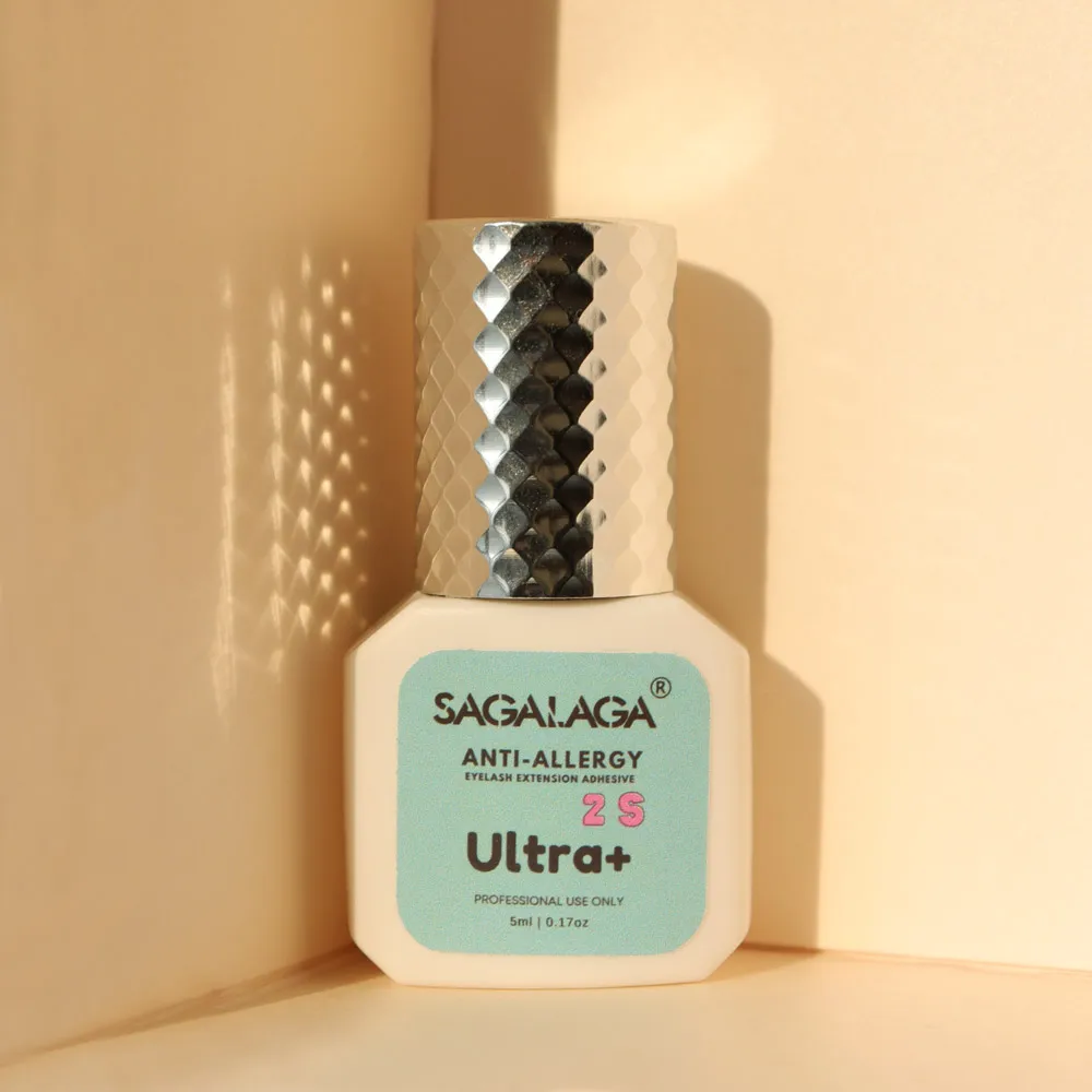 Клей для наращивания ресниц 2S, частная торговая марка, Экстра сильная, время сушки, черный клей для полуперманентного удержания ресниц, 7 недель