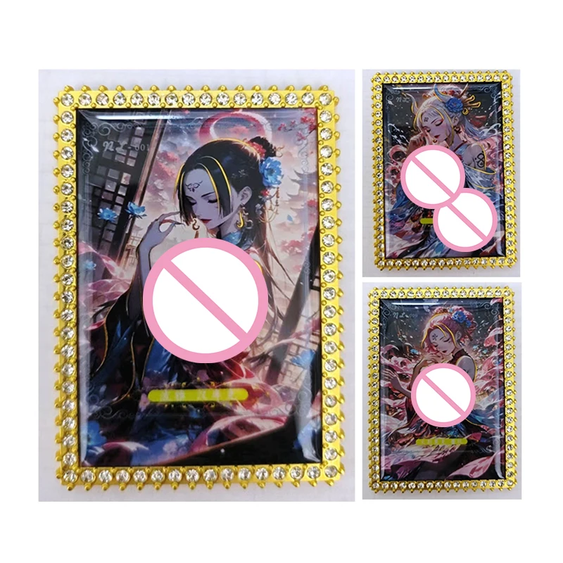 

Японское аниме One Piece Boa Hancock Nefertari D Vivi Yamato Коллекционные карты Дрель-карта Рождественский подарок на день рождения Детская игрушка