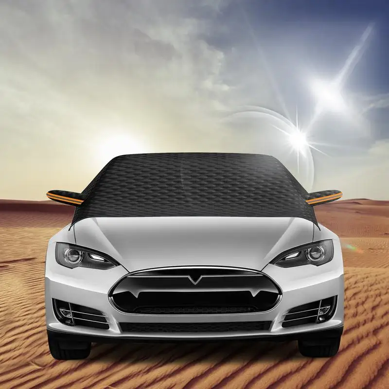 

Windshield Cover Foldable Windshield Guard Magnetic Car Anti-Snow Cover Car Windshield Cover For Ice And Snow Winter Car