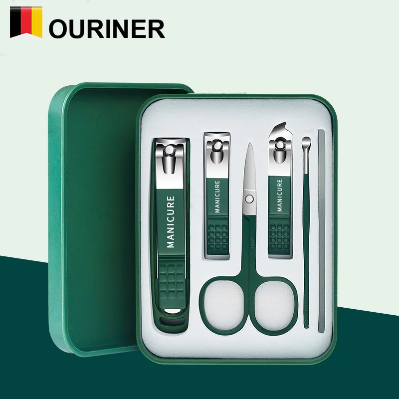 Germany nail clipper set a full set of new high-grade men and women on special nails cut nail clippers pedicure tool boxes