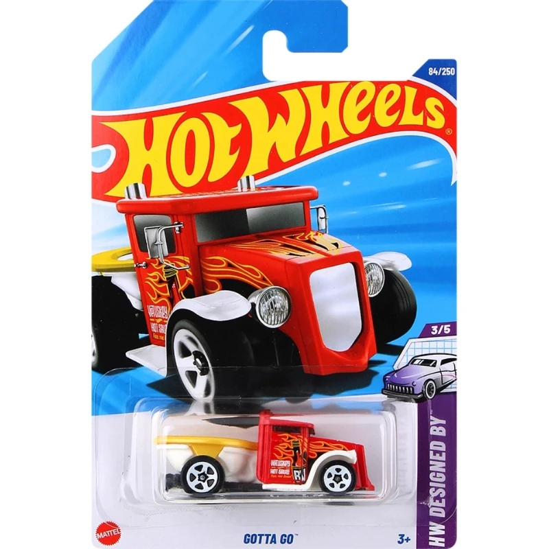 Voiture Hot Wheels originale GOTTA GO 1/64 jouets moulés sous pression pour garçons 1/64 moulé sous pression Carro HW concepteur par Juguetes cadeau d'anniversaire 2025L C4982