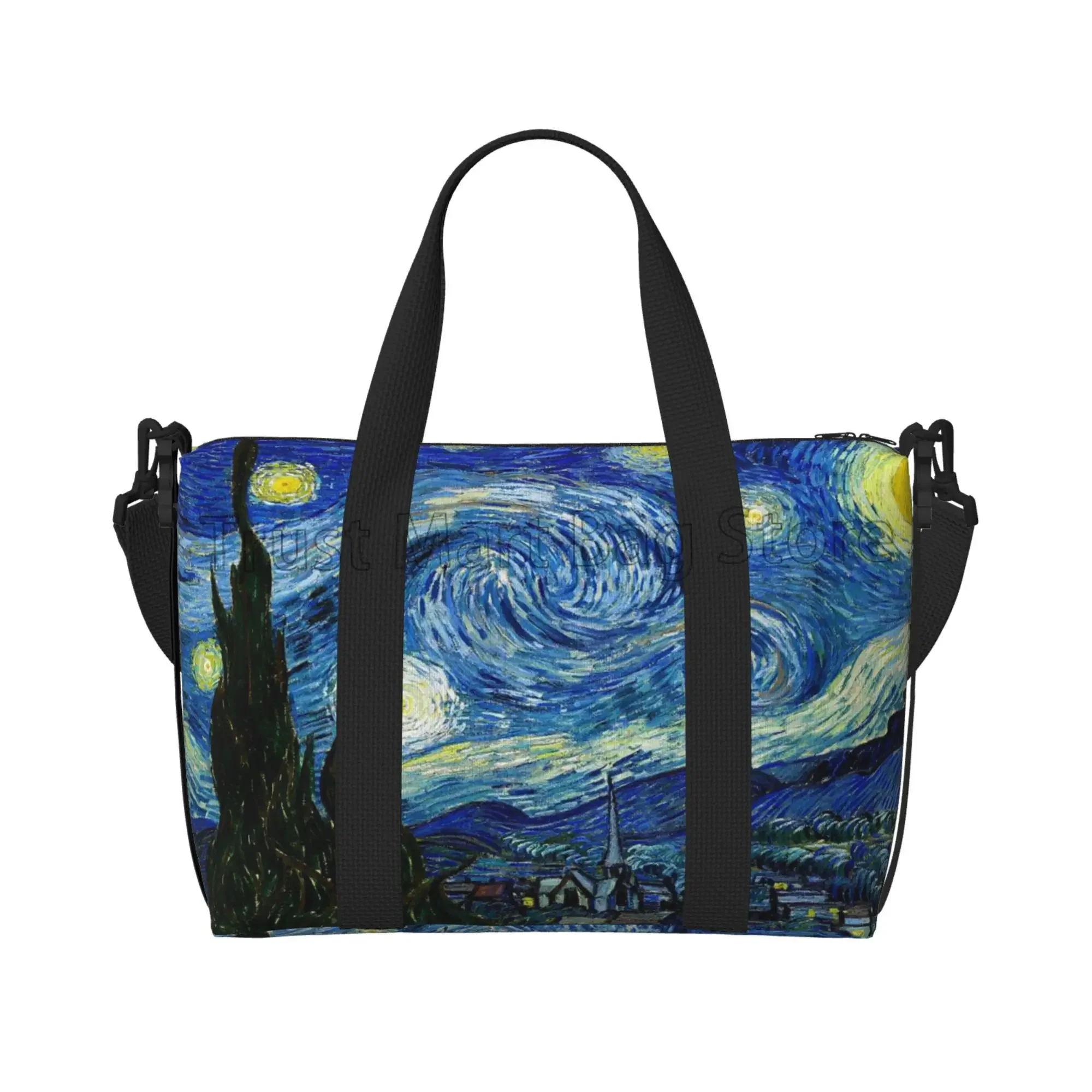 

Дорожные спортивные сумки Van Gogh Starry Night, унисекс, повседневная сумка для тренировок, портативные водонепроницаемые сумки, ночная сумка для выходных